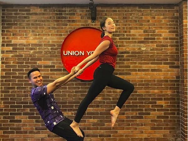 Tenar di Korea, Tatjana Saphira Rupanya Gemar Olahraga Yoga