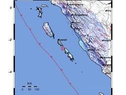 Gempa 5,1 SR di Kepulauan Mentawai, Tak Berpotensi Tsunami