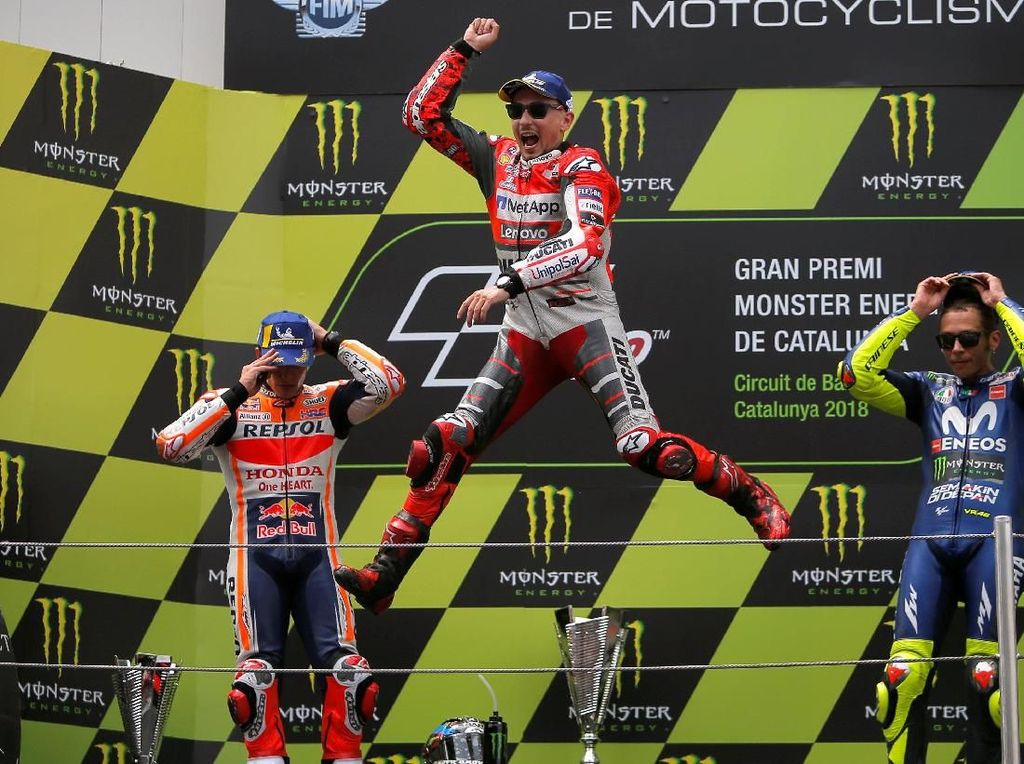 Podium Teratas MotoGP Catalunya Milik Jorge Lorenzo Podium Teratas MotoGP Catalunya Milik Jorge Lorenzo