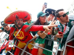 Meksiko mempu mengalahkan Jerman melalui gol semata wayang Hirving Lozano. REUTERS/Kai Pfaffenbach.