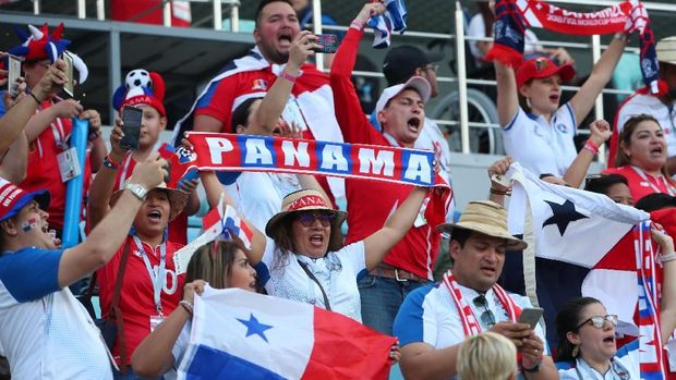 Suporter Panama berharap tim kesayangannya dapat tampil baik di laga debut Piala Dunia.