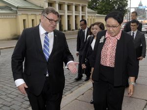 Bertemu Sekjen PBB di Finlandia, Menlu RI Sampaikan 3 Hal Ini