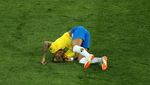 Kaus Kaki Bolong Neymar dan Tekel-tekel Pemain Swiss