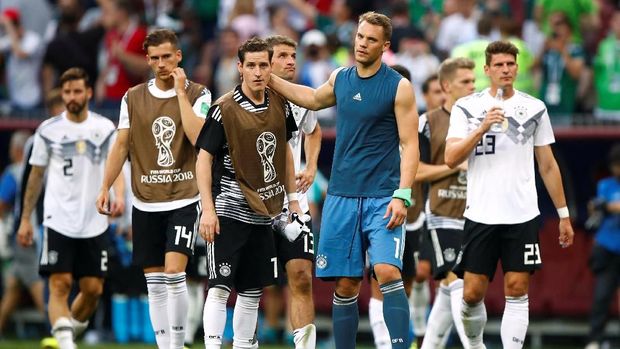 Timnas Jerman dalam posisi terjepit usai kalah di laga perdana.