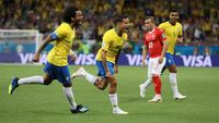 Babak 1: Brasil Ungguli Swiss 1-0 Lewat Gol Indah Coutinho