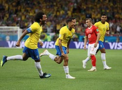 Babak 1: Brasil Ungguli Swiss 1-0 Lewat Gol Indah Coutinho
