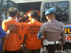 14 Tahanan Polsek Denpasar Barat Dipindahkan