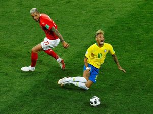 Brasil vs Swiss: Neymar vs 10 Pelanggaran Pemain Lawan
