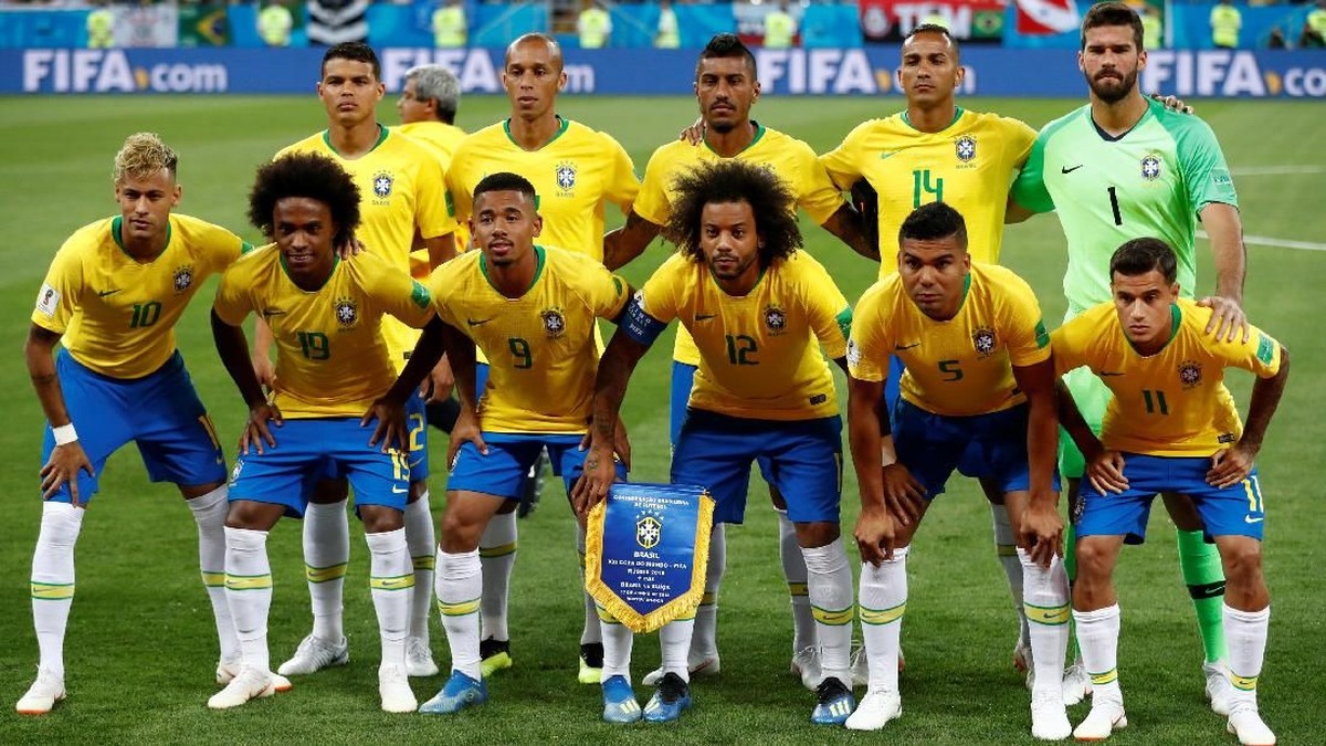 Timnas Brasil di Piala Dunia 2018. (Foto: Damir Sagolj/Reuters)