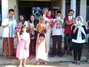 Mudik, Halal Bihalal, Warga Selipkan Coblos Nomor 2 di Kanan