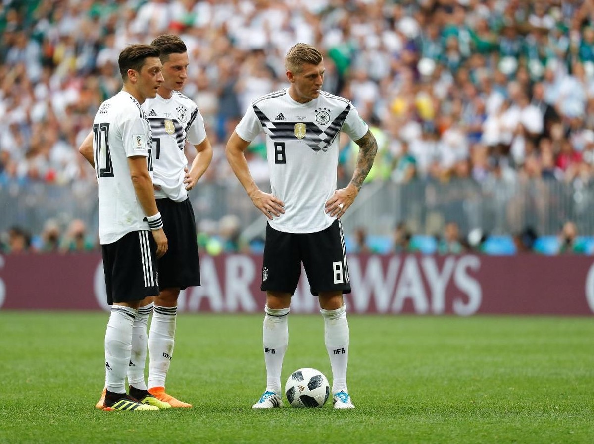 Timnas Jerman di Piala Dunia 2018. (Foto: Kai Pfaffenbach/Reuters)