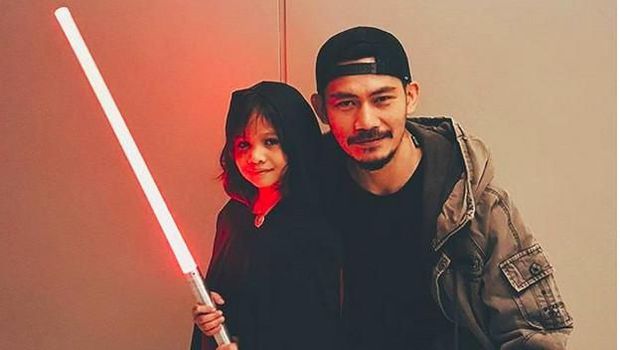 Donny Alamsyah dan anak