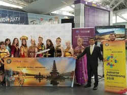 Promosi Asian Games 2018, Bandara Ukraina Adakan Tarian Tradisional