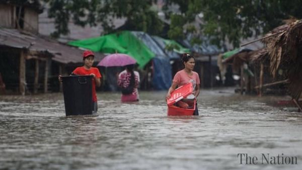 Penampakan Banjir Myanmar yang Tewaskan 11 Orang