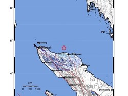 Gempa 4,7 SR Terjadi di Aceh