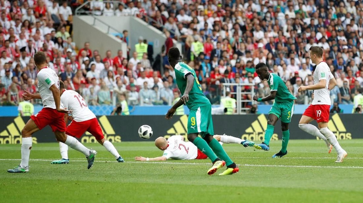 Babak I Polandia vs Senegal. (Foto: Carl Recine/Reuters)