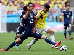 Kolombia vs Jepang Sama Kuat di Paruh Babak