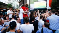 2 Gol Inggris dicetak oleh Harry Kane. REUTERS/Henry Nicholls.