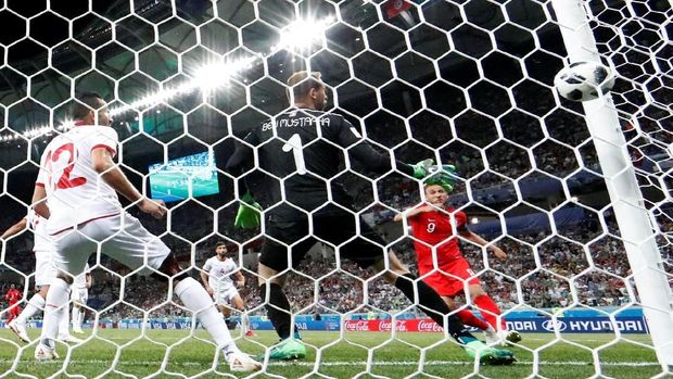 Timnas Inggris mendapatkan gol kemenangan di masa injury time.