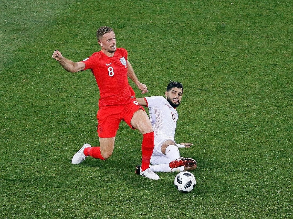 Pemain Inggris, Jordan Henderson. (Foto: Gleb Garanich/Reuters)