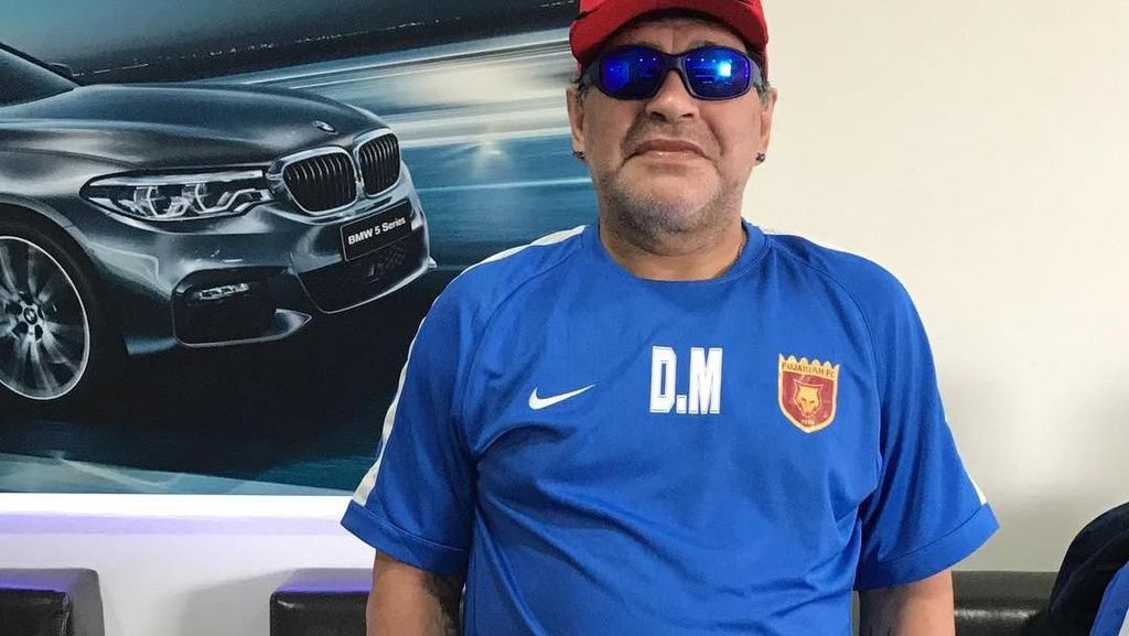 Tranformasi Diego Maradona, dari Berotot hingga Punya Perut Buncit