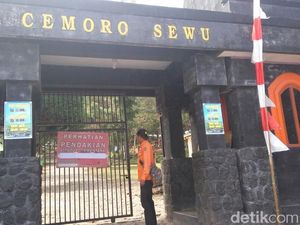 Kebakaran di Puncak Gunung Lawu, Pendakian dari Cemoro Sewu Ditutup