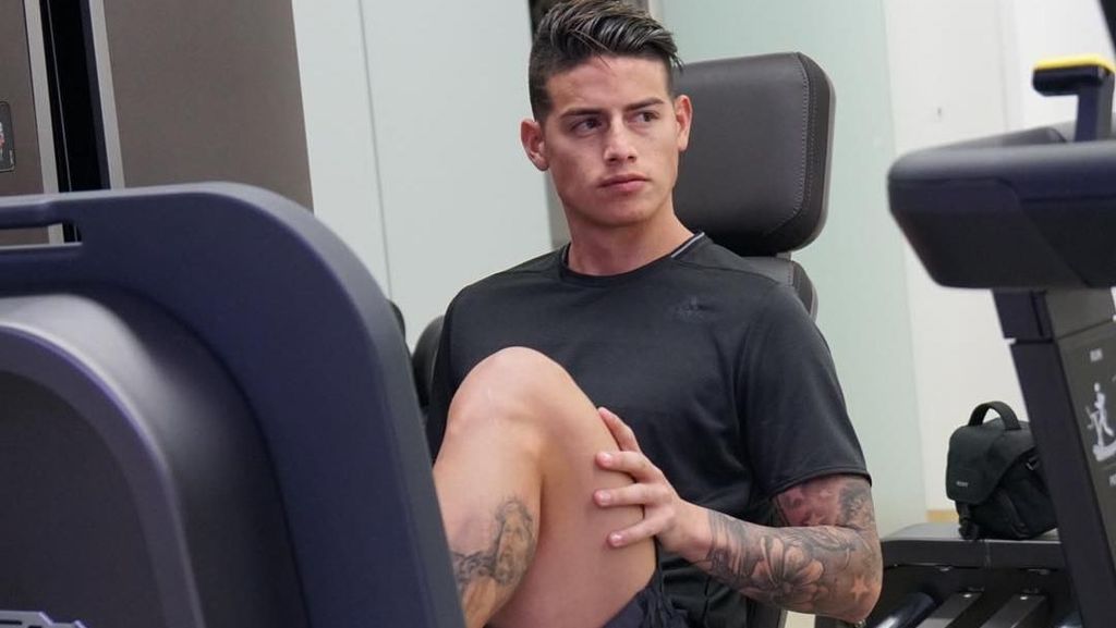 Intip Gaya Nge-gym Gelandang Andalan Timnas Kolombia, James Rodriguez Intip Gaya Nge-gym Gelandang Andalan Timnas Kolombia, James Rodriguez