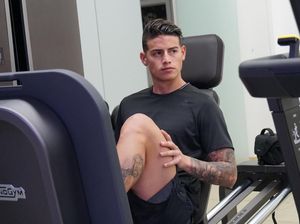 Intip Gaya Nge-gym Gelandang Andalan Timnas Kolombia, James Rodriguez