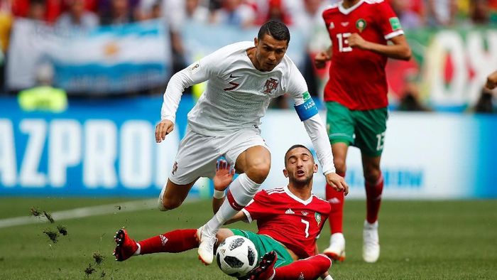 Cristiano Ronaldo jadi penentu kemenangan Portugal atas Maroko (REUTERS/Axel Schmidt) Cristiano Ronaldo jadi penentu kemenangan Portugal atas Maroko (REUTERS/Axel Schmidt)