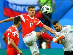 Babak 1: Rusia dan Mesir Masih Tanpa Gol