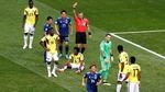 Kartu Merah Pertama dalam Kemenangan Samurai Biru