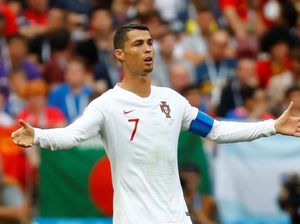 Ronaldo Bikin Gol, Portugal Ungguli Maroko di Paruh Babak