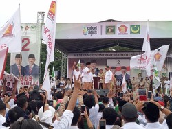 Kampanye Pilgub Sulsel, Prabowo: Rakyat Susah Cari Pekerjaan