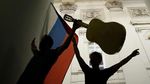 Rusia Rayakan Kemenangan
