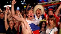 Rusia Rayakan Kemenangan