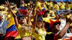 Wajah Cantik Suporter Jepang dan Kolombia