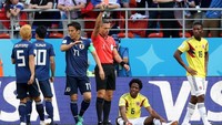 Carlos Sanchez mendapat kartu merah saat laga baru berjalan 2 menit 56 detik di Mordovis Stadium, Saransk, Selasa (19/6/2018). Reuters/Ricardo Moraes.