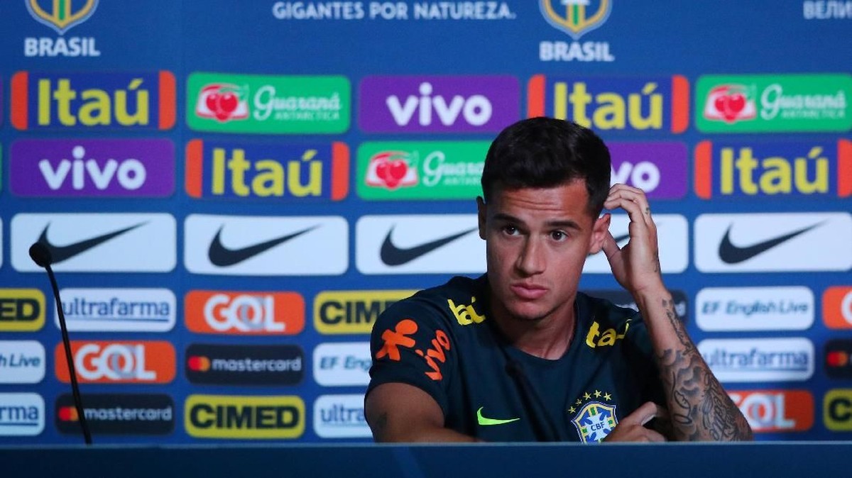 Pemain Brasil, Philippe Coutinho. (Foto: Hannah McKay/Reuters)
