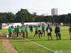 Timnas U-23 Lakoni Latihan Perdana Jelang Uji Coba Vs Korea Selatan