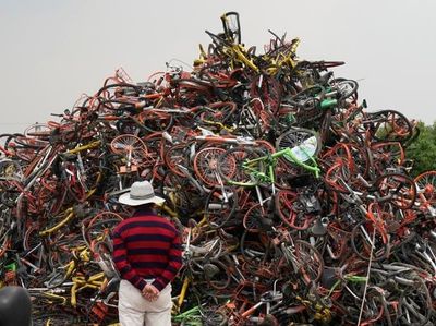 Mengintip Pemakaman Sepeda di China