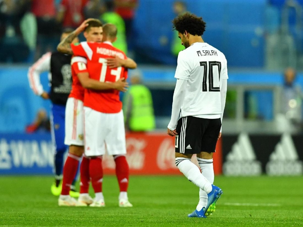 Pemain Mesir, Mohamed Salah. (Foto: Dylan Martinez/Reuters)
