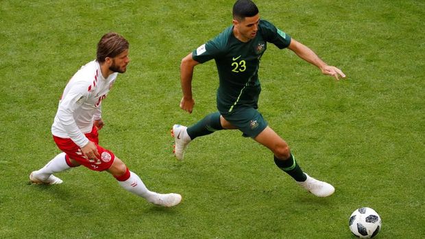 Denmark vs Australia Imbang, Hasil Adil di Samara Arena