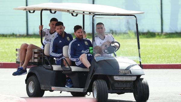 Lionel Messi dan Argentina Panaskan Mesin