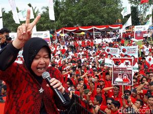 Gaya Risma Kampanyekan Gus Ipul-Puti di Wilayah Mataraman