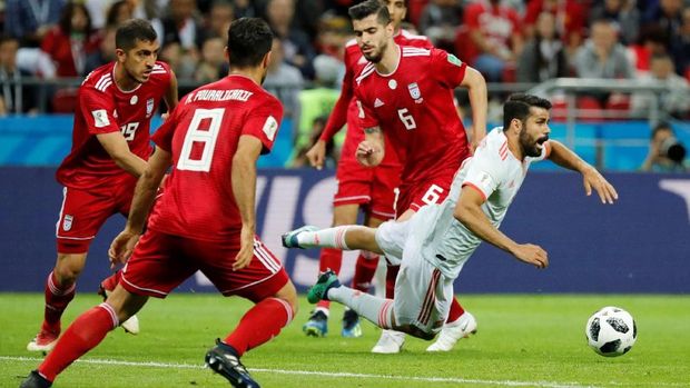 Iran bermain bagus meski kalah 0-1 dari Spanyol.