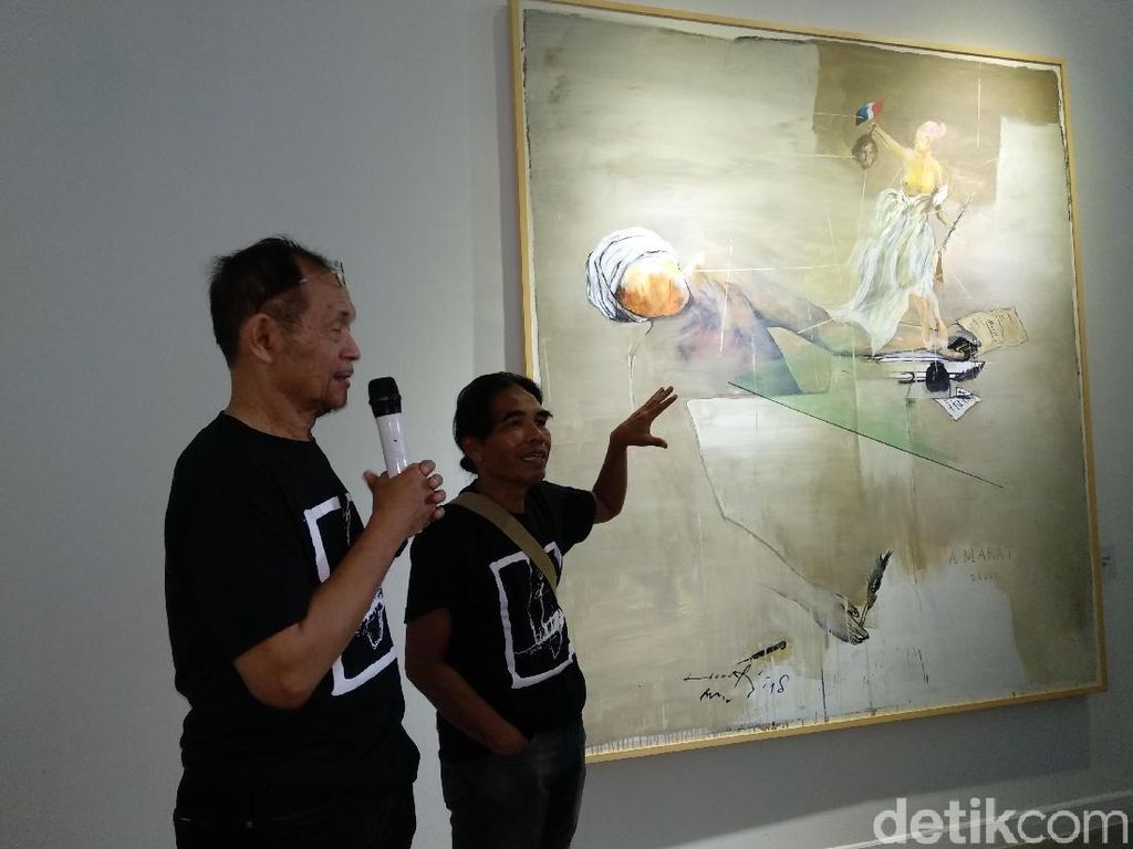 Kolaborasi Hanafi dan Goenawan Mohamad di 57 x 76 Bersifat Terbuka Kolaborasi Hanafi dan Goenawan Mohamad di 57 x 76 Bersifat Terbuka
