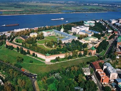 Fans Argentina Bisa Hibur Diri di Kota Cantik Nizhny Novgorod