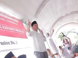 Hadiri Halal Bihalal, Emil Dardak Disambut Ibu Muslimat NU