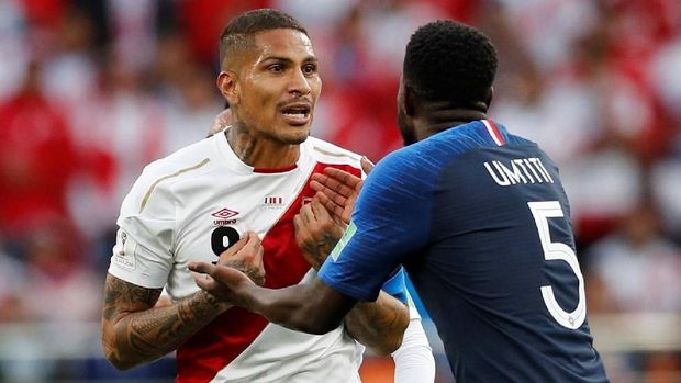 Peru sempat memberikan ancaman melalui kapten Paolo Guerrero.