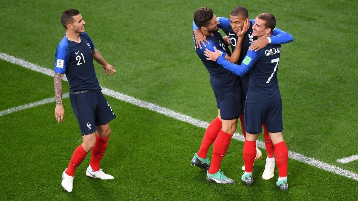 Timnas Prancis di Piala Dunia 2018. (Foto: Shaun Botterill/Getty Images)